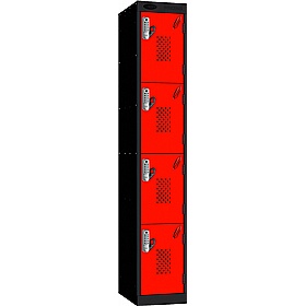 Stellar Probe Antibacterial Perforated Door Lockers with Digital Combination Lock - Lockers & Cloakroom