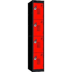 Stellar Probe Antibacterial Perforated Door Lockers with Manual Combination Lock - Lockers & Cloakroom