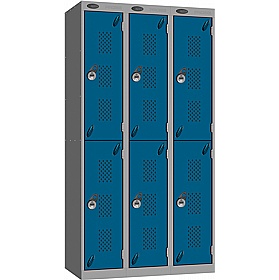 Stellar Probe Antibacterial Perforated Door Lockers with Manual Combination Lock - Lockers & Cloakroom