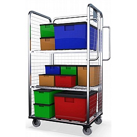 Comod 3 Sided Merchandise Picking Trolley