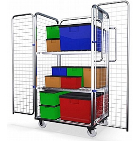 Comod 4 Sided Merchandise Picking Trolley