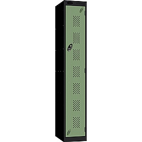 Stellar Probe Equinox Antibacterial Perforated Door Lockers with Hasp and Staple Lock - Lockers & Cloakroom