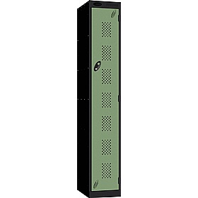 Stellar Probe Equinox Antibacterial Perforated Door Lockers with Coin Return Lock - Lockers & Cloakroom