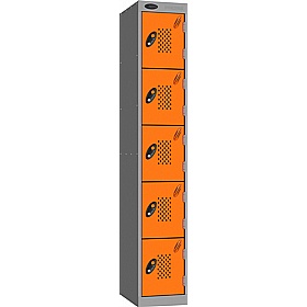 Stellar Probe Equinox Antibacterial Perforated Door Lockers with Coin Return Lock - Lockers & Cloakroom