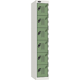 Stellar Probe Equinox Antibacterial Perforated Door Lockers with Coin Return Lock - Lockers & Cloakroom