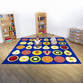Fruit Large Square Placement Carpet