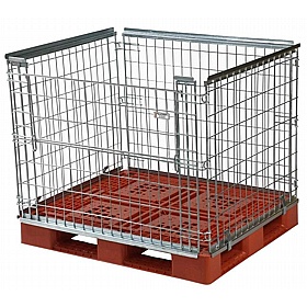 Paleta UK Pallet Stackable Mesh Retention Units Half Gate