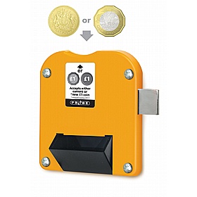 Stellar Probe Equinox Antibacterial Sloping Top Perforated Door Lockers with Coin Return Lock - Lockers & Cloakroom