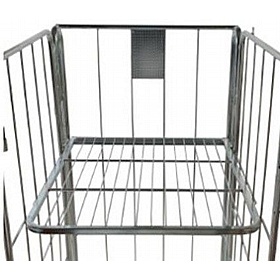 Hinged Shelf for Cavea Roll Pallet Cages
