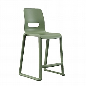 Postura Ergonomic One Piece High Back School Stools - Education