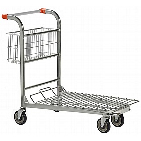 Bursa Nestable Stock Trolley with Fixed Basket