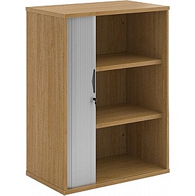 Contract Plus Wooden Tambour Office Cupboards - Office Furniture