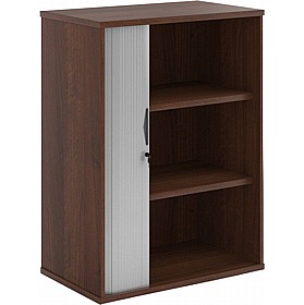 Contract Plus Wooden Tambour Office Cupboards - Office Furniture