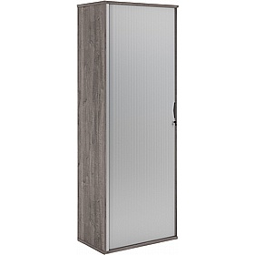 Contract Plus Wooden Tambour Office Cupboards - Office Furniture