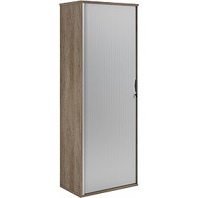 Contract Plus Wooden Tambour Office Cupboards - Office Furniture