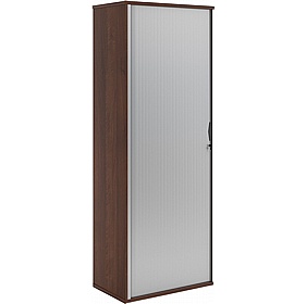 Contract Plus Wooden Tambour Office Cupboards - Office Furniture