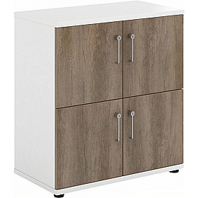 Contract Plus 4 Person Wooden Office Lockers - Lockers & Cloakroom