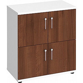 Contract Plus 4 Person Wooden Office Lockers - Lockers & Cloakroom