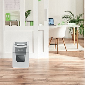 Leitz IQ-P4 Small Office Autofeed Cross Cut Paper Shredder - Office Furniture