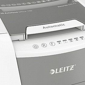 Leitz IQ-P4 Office Autofeed Cross Cut Paper Shredder - Office Furniture