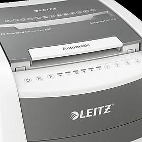 Leitz IQ-P4 Office Pro Autofeed Cross Cut Paper Shredder - Office Furniture