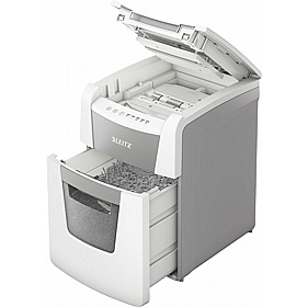 Leitz IQ-P4 Small Office Autofeed Cross Cut Paper Shredder - Office Furniture