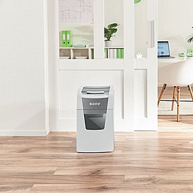 Leitz IQ-P4 Office Autofeed Cross Cut Paper Shredder - Office Furniture