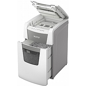 Leitz IQ-P4 Office Autofeed Cross Cut Paper Shredder - Office Furniture