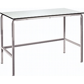 Alumni Trespa Crush Bent C-Frame Rectangular Art Science and Lab Tables