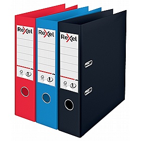 Rexel A4 Polypropylene Lever Arch Files - Pack of 3
