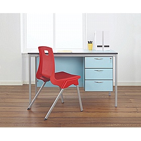 Alumni Fully Welded Teachers Office Desk - Education