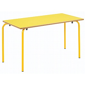 Alumni Bright Crush Bent Rectangular Nursery Tables