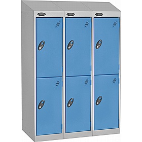 Stellar Probe Antibacterial Sloping Top Junior School Lockers with Cam Lock - Lockers & Cloakroom