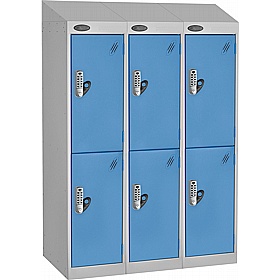 Stellar Probe Antibacterial Sloping Top Junior School Lockers with Digital Combination Lock - Lockers & Cloakroom