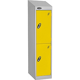 Stellar Probe Equinox Antibacterial Sloping Top Junior School Lockers with Cam Lock - Lockers & Cloakroom