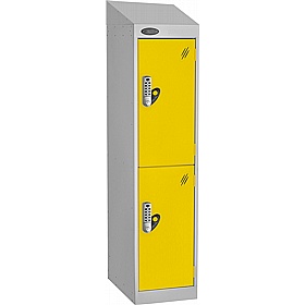 Stellar Probe Equinox Antibacterial Sloping Top Junior School Lockers with Digital Combination Lock - Lockers & Cloakroom