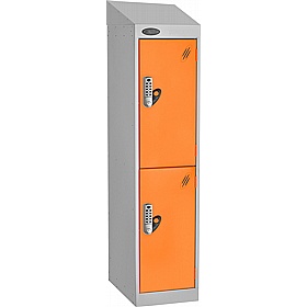 Stellar Probe Equinox Antibacterial Sloping Top Junior School Lockers with Digital Combination Lock - Lockers & Cloakroom