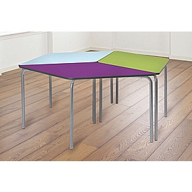 Equation Crush Bent Jewel Modular School Tables - Education