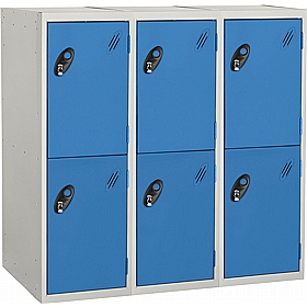 Stellar Probe Antibacterial Half Height Lockers with Hasp and Staple Lock - Lockers & Cloakroom