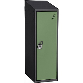 Stellar Probe Equinox Antibacterial Sloping Top Half Height Lockers with Manual Combination Lock - Lockers & Cloakroom
