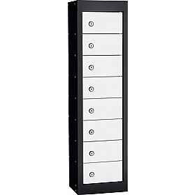 Stellar Probe Antibacterial 8 Compartment Personal Effects Lockers with Cam Lock