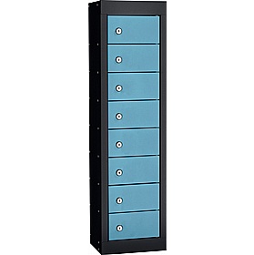 Stellar Probe Equinox Antibacterial 8 Compartment Personal Effects Lockers with Cam Lock - Lockers & Cloakroom