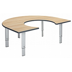 Start Right Height Adjustable Rainbow School Tables