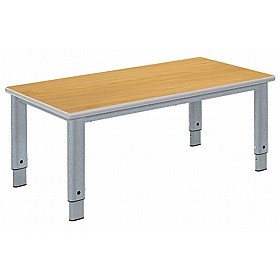 Start Right Height Adjustable Rectangular School Tables