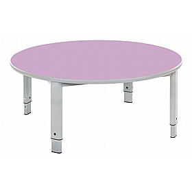Start Right Height Adjustable Circular School Tables