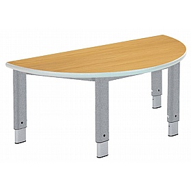 Start Right Height Adjustable Semi Circular School Tables