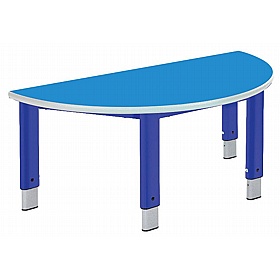 Start Right Bright Height Adjustable Semi Circular School Tables