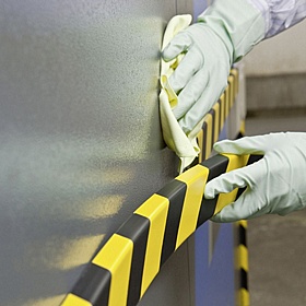 Traffic-Line Rectangular Surface Magnetic Impact Protection Barriers