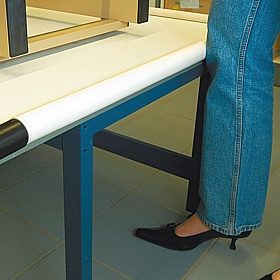 Traffic-Line White Right Angle Edge Impact Protection Barriers