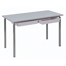 Reliance Crush Bent Rectangular School Tables with Trays